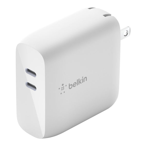 belkin Boost Charge Dual USB-C GaN Wall Charger + USB-C Cable - 68W