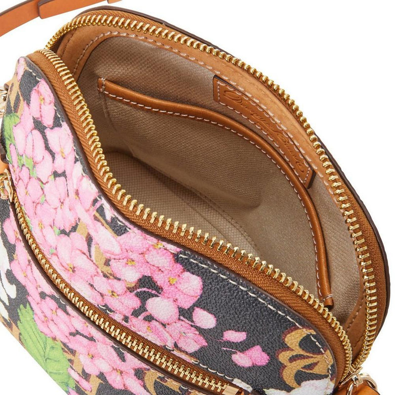Dooney & Bourke Hydrangea Monogram Domed Crossbody Handbag