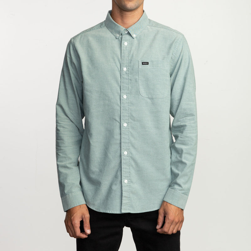 RVCA That'll Do Long Sleeve Oxford Shirt