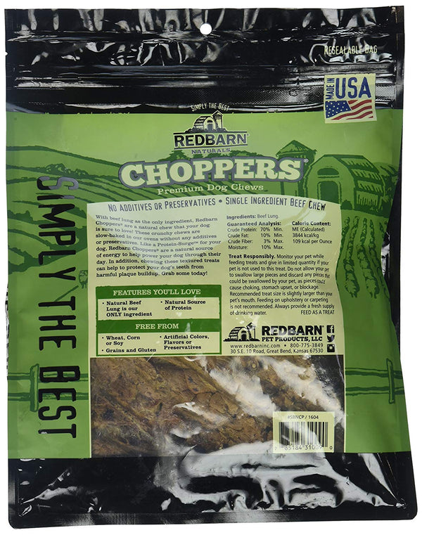 Redbarn Naturals Choppers Dog Treats 9 oz. Bag