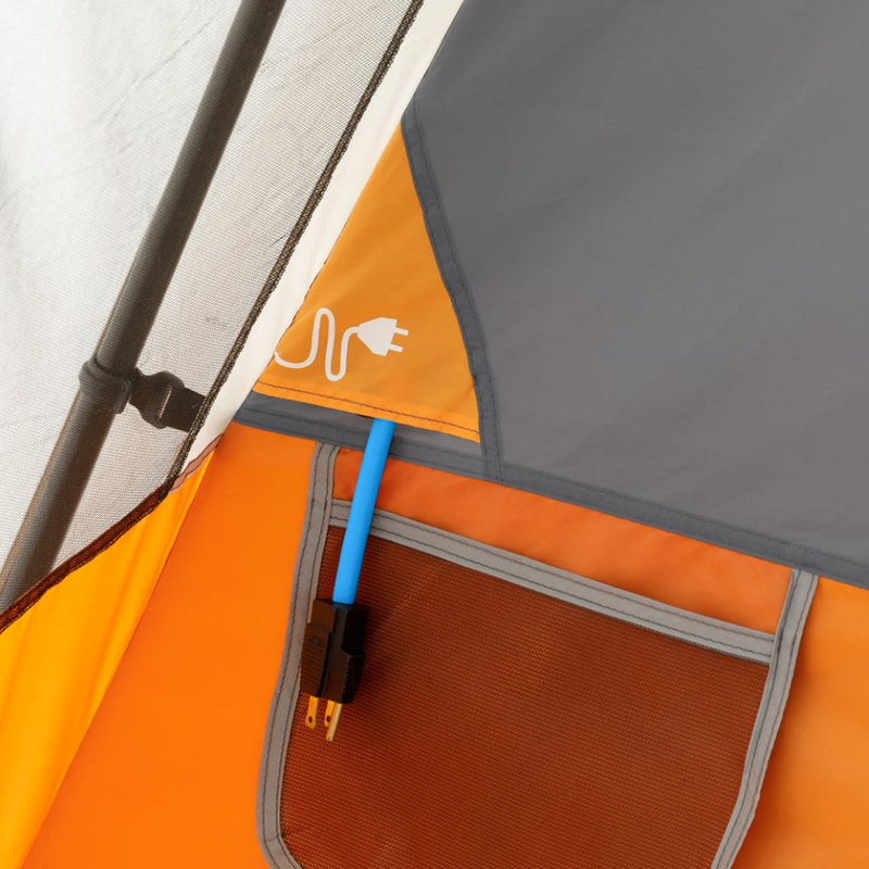 Core 6P Straight Wall Cabin Tent w/ Screen Room