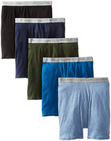 Hanes Mens Boxer Briefs - Exposed Waistband - 5 Pack