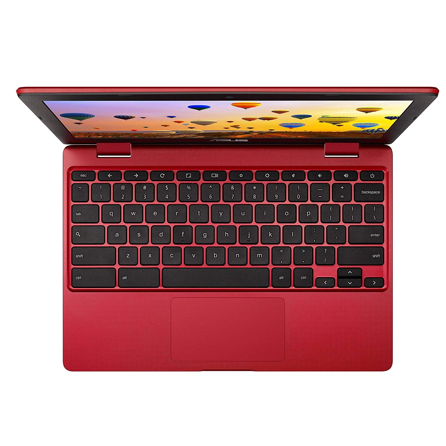 ASUS Red 11.6" Intel Celeron 4GB Memory 32GB eMMC Flash Memory Chromebook C223NA-DH02-RD