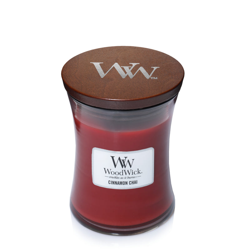 Woodwick Cinnamon Chai Medium Hourglass Candle - 9.7 Oz.