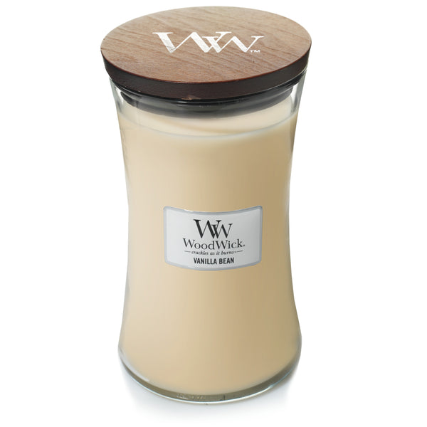 WoodWick Vanilla Bean Large Hourglass Candle - 21.5 Oz.