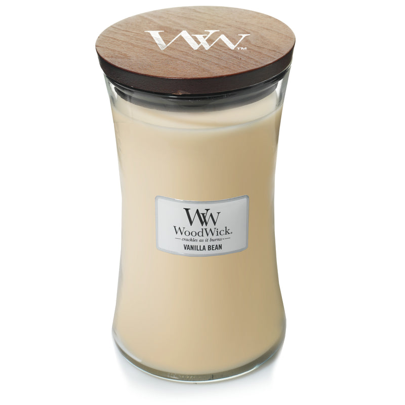 WoodWick Vanilla Bean Large Hourglass Candle - 21.5 Oz.