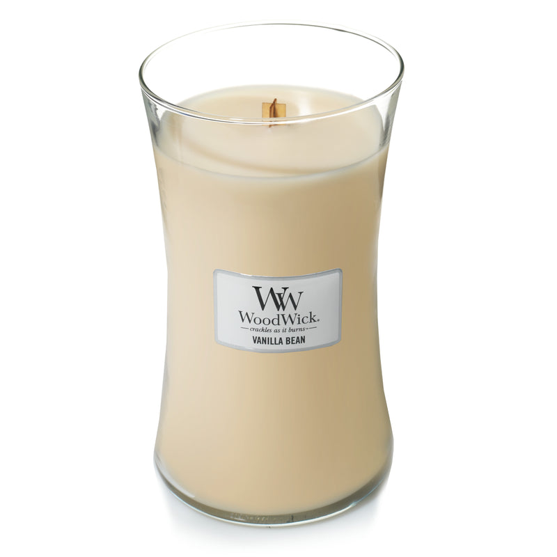 WoodWick Vanilla Bean Large Hourglass Candle - 21.5 Oz.