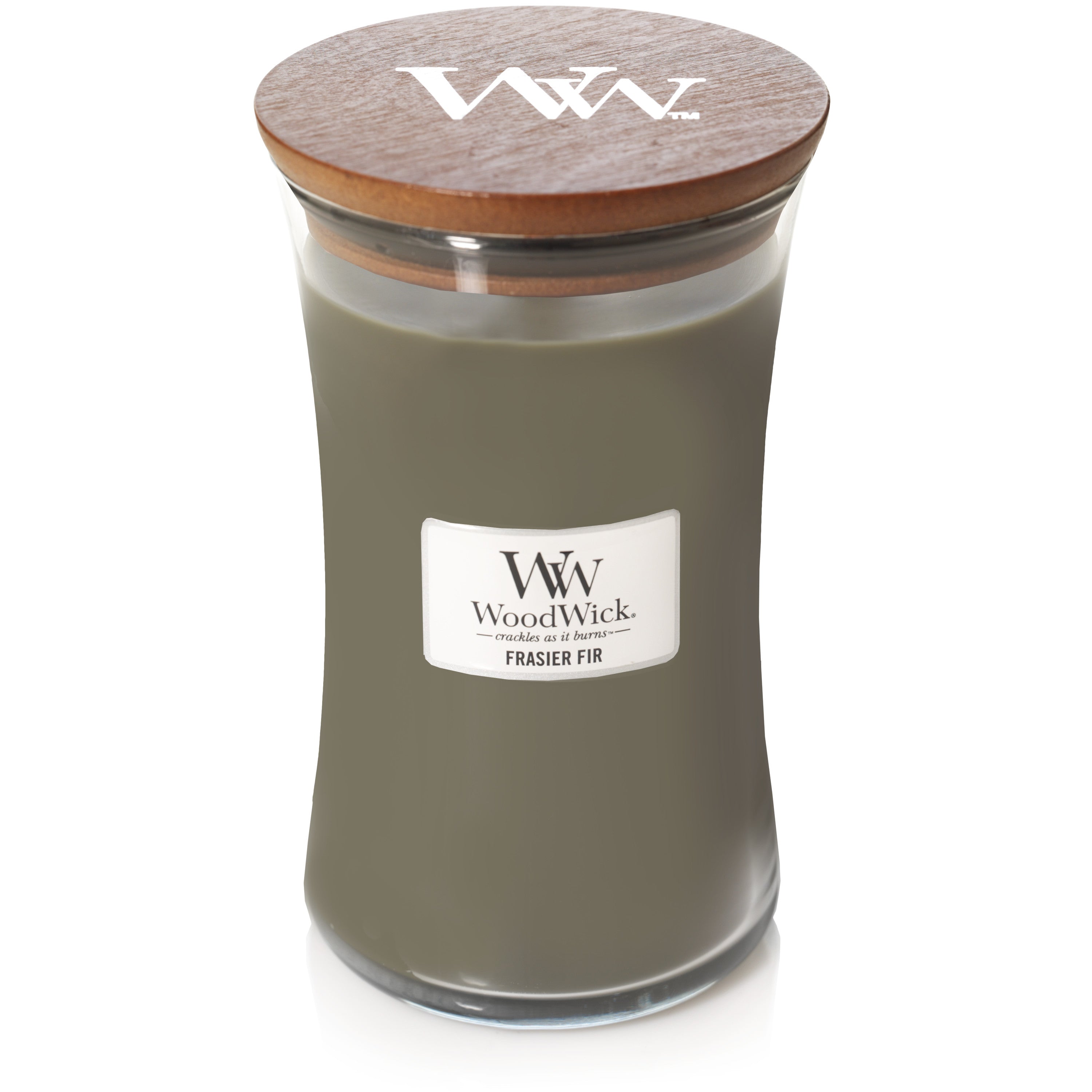 WoodWick Frasier Fir Large Hourglass Candle - 21.5 Oz..