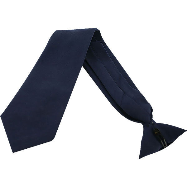 Vanguard CG Tie Ready-Tied Clip-On Blue 3 1/8" 55% Dacron/45% Rayon