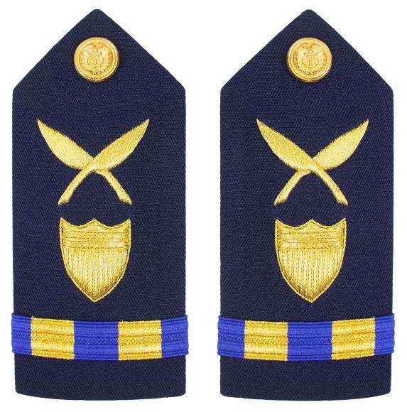 Vanguard Coast Guard Warrant Officer 2 Female Hard Shoulder Board: Personnel Administration