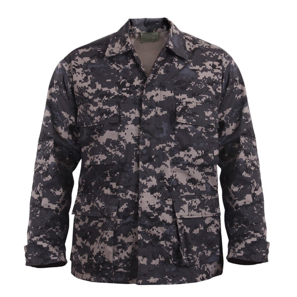 Rothco Mens Digital Camo BDU Long Sleeve Shirt