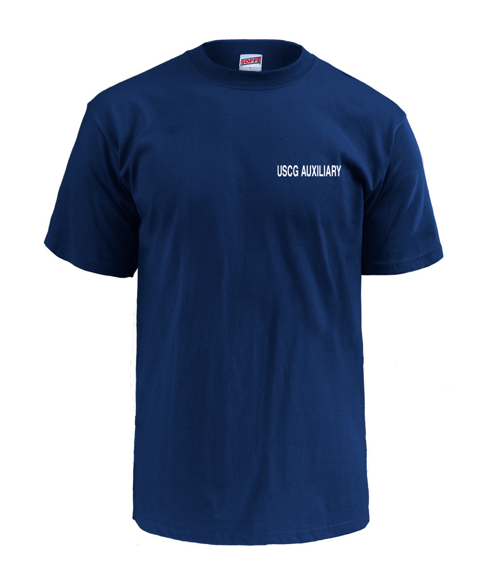 Coast Guard Auxiliary Screen Print Short Sleeve T-Shirt