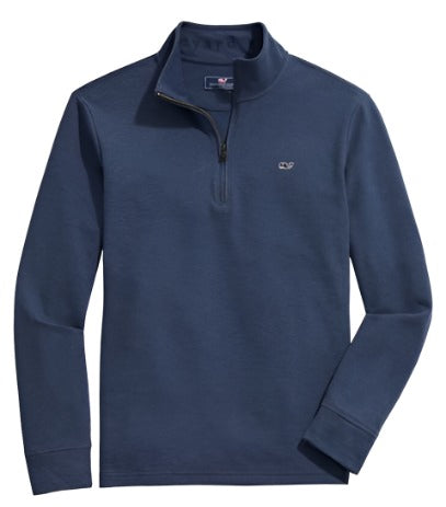 Vineyard Vines Mens Saltwater 1/4 Zip Pullover Sweater