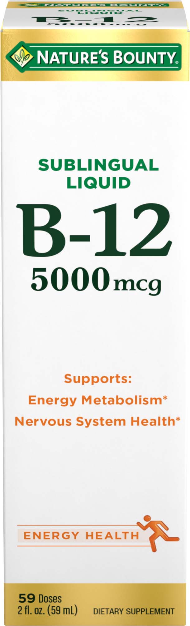 Nature's Bounty Vitamin B-12 Vitamin Supplement 5000mcg - 2 oz.