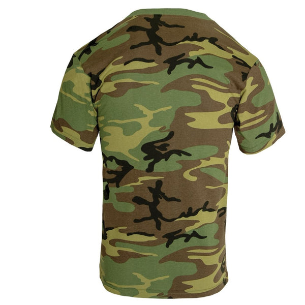 Rothco Mens Heavyweight Camo Short Sleeve T-Shirt