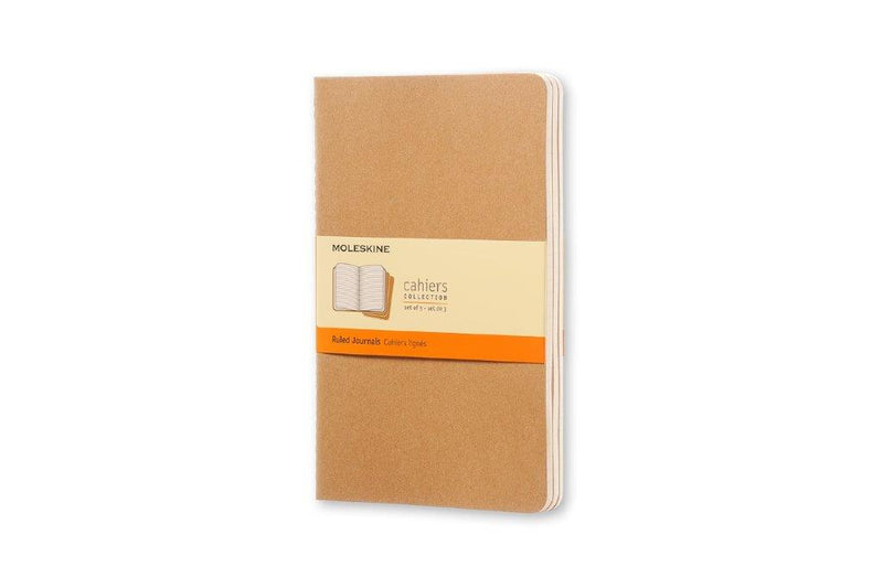 Moleskine Cahier Ruled Large Notebook - 3 Pack
