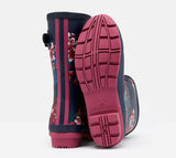 Joules Womens Molly Mid Height Printed Rain Boots