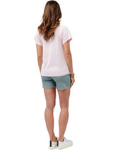 Democracy Womens Short Sleeve Scoop Neck Top