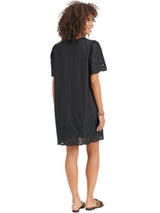 Democracy Womens Woven Eyelet Dress
