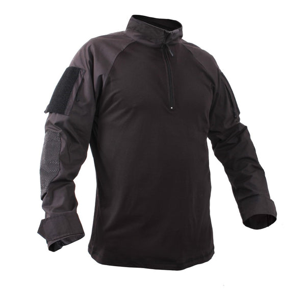 Rothco 1/4 Zip Military Fire Retardant NYCO Combat Long Sleeve Shirt