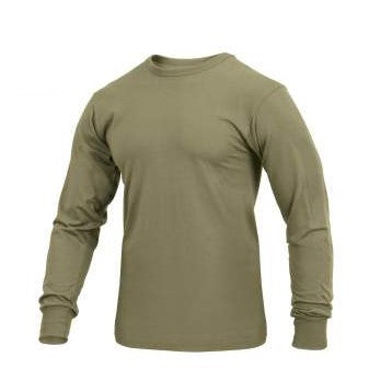 Rothco Mens Long Sleeve Solid T-Shirt - Size 2XL