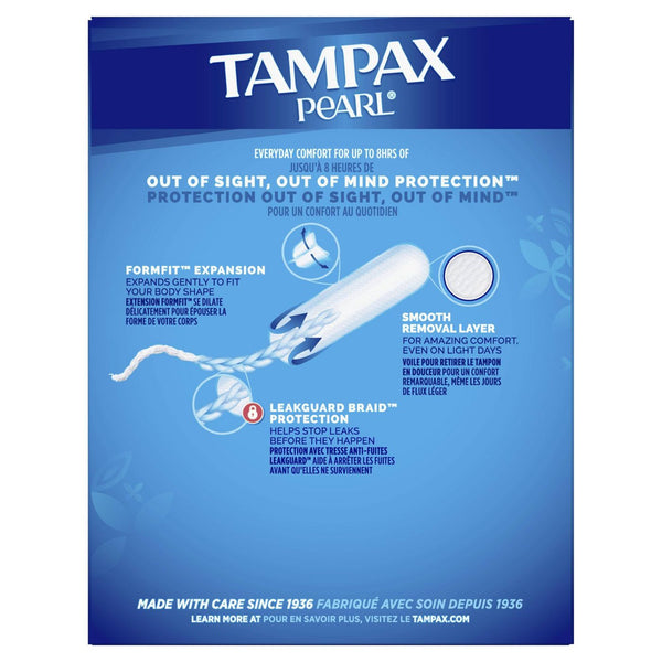 Tampax Pearl Unscented Tampons - Regular - 18 Count