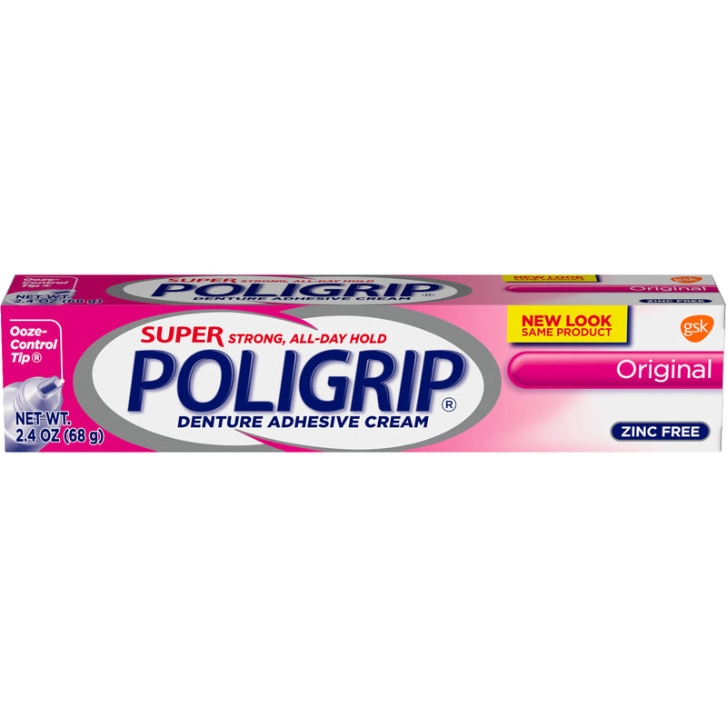 Poligrip Super Poligrip Original Denture Adhesive Cream