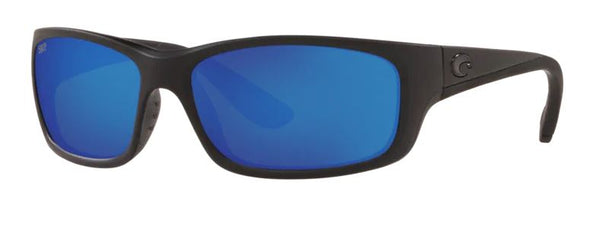 Costa Del Mar Mens Jose Blackout Frame - Blue Mirror 580 Plastic Lens - Polarized Sunglasses