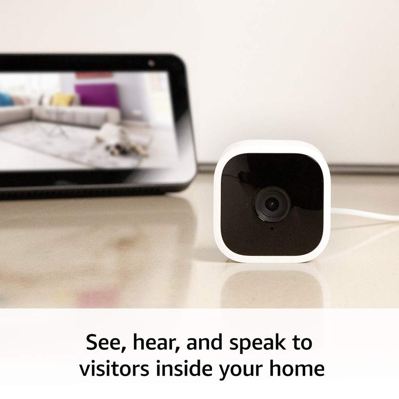 Plug Mini Camera Amazon Blink Mini Compact Indoor Plug-In Smart Security Camera - 2 Pac ...