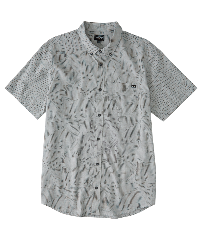 Billabong Mens Sundays Mini Short Sleeve Button Down Shirt