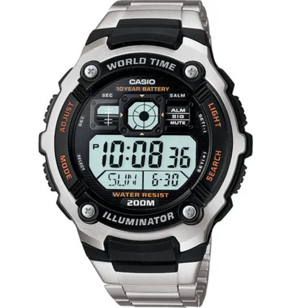 Casio Mens AE2000WD-1AV Classic Watch