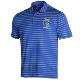 Coast Guard Academy Under Armour Mens Crest Playoff Tour Stripe Polo Shirt