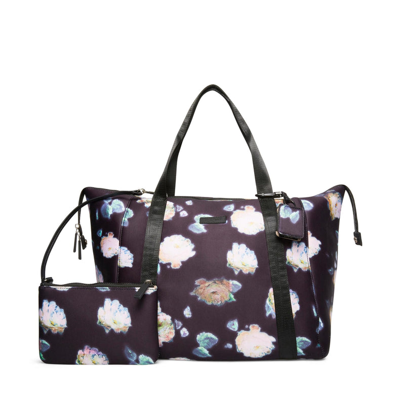Anne Klein Neoprene Travel Duffle Handbag