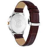 Citizen Mens Corso Eco-Drive Watch - Brown Leather Strap