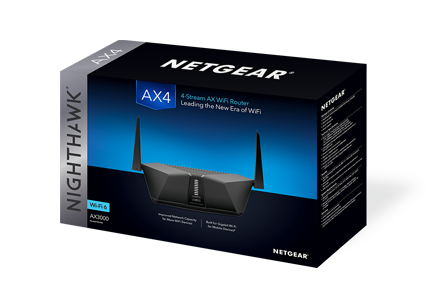 NETGEAR Nighthawk AX4 4-Stream AX3000 WiFi 6 Router