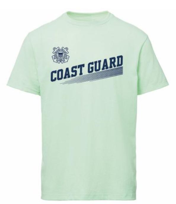 Coast Guard Mens Neon Short Sleeve T-Shirt