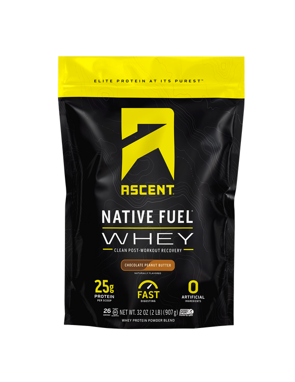 Ascent Native Fuel Whey Protein Powder - Chocolate Peanut Butter - 2lb.