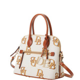 Dooney & Bourke Monogram Domed Satchel Handbag