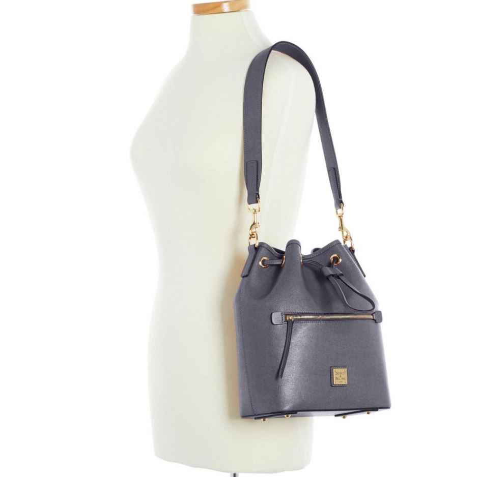 Dooney & Bourke Saffiano Drawstring Handbag