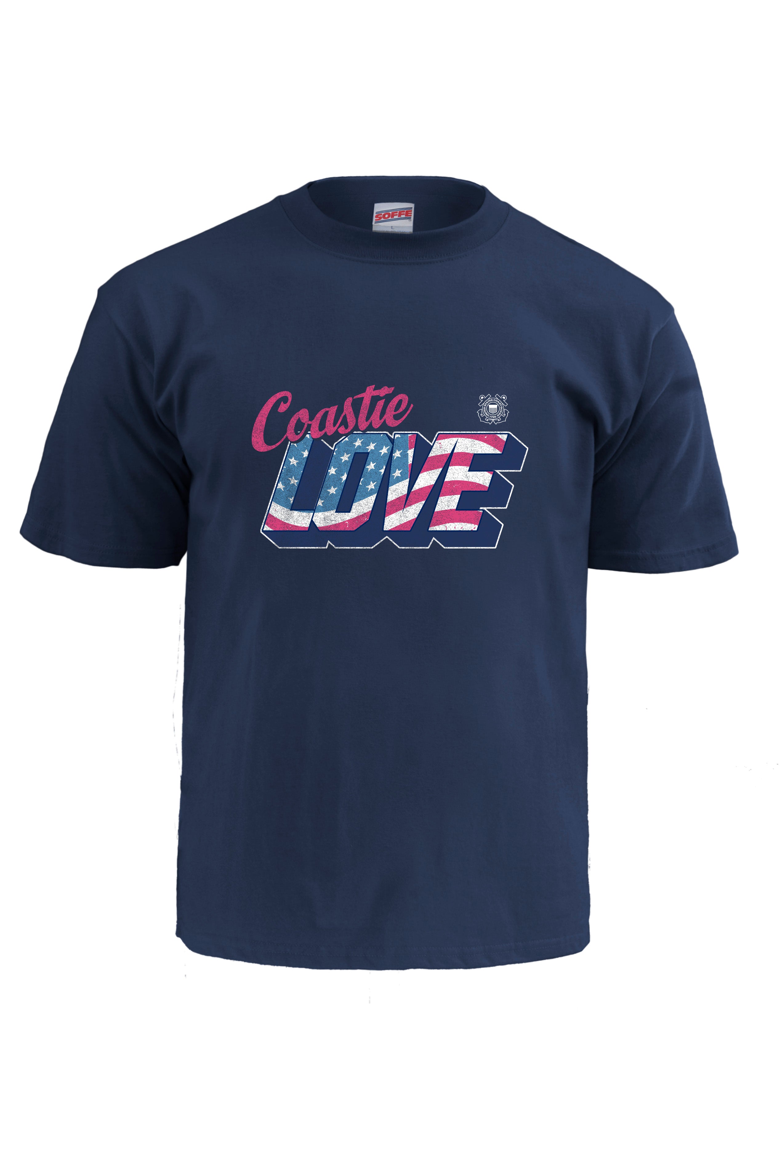 Coast Guard MJ Soffe Youth Coastie Love Short Sleeve T-Shirt