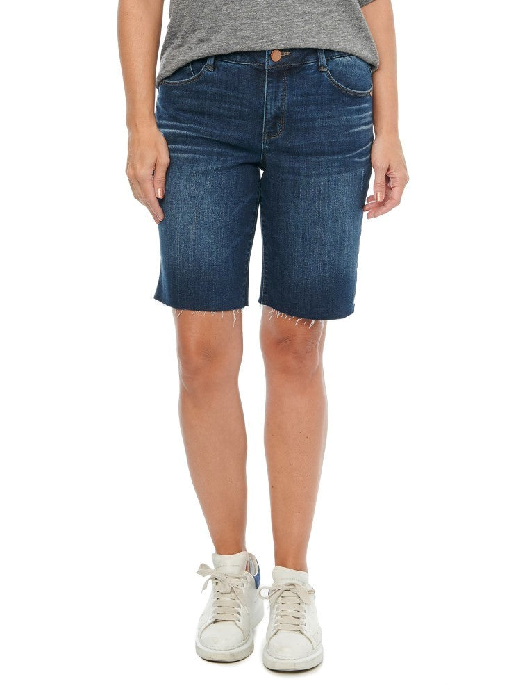 Democracy Womens "Ab"solution High Rise Denim Bermuda Shorts