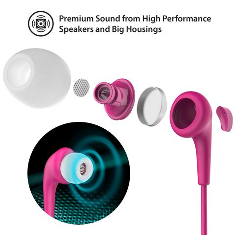 iLuv Bubble Gum 3" Earphones