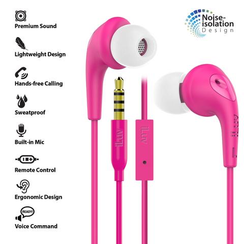 iLuv Bubble Gum 3" Earphones