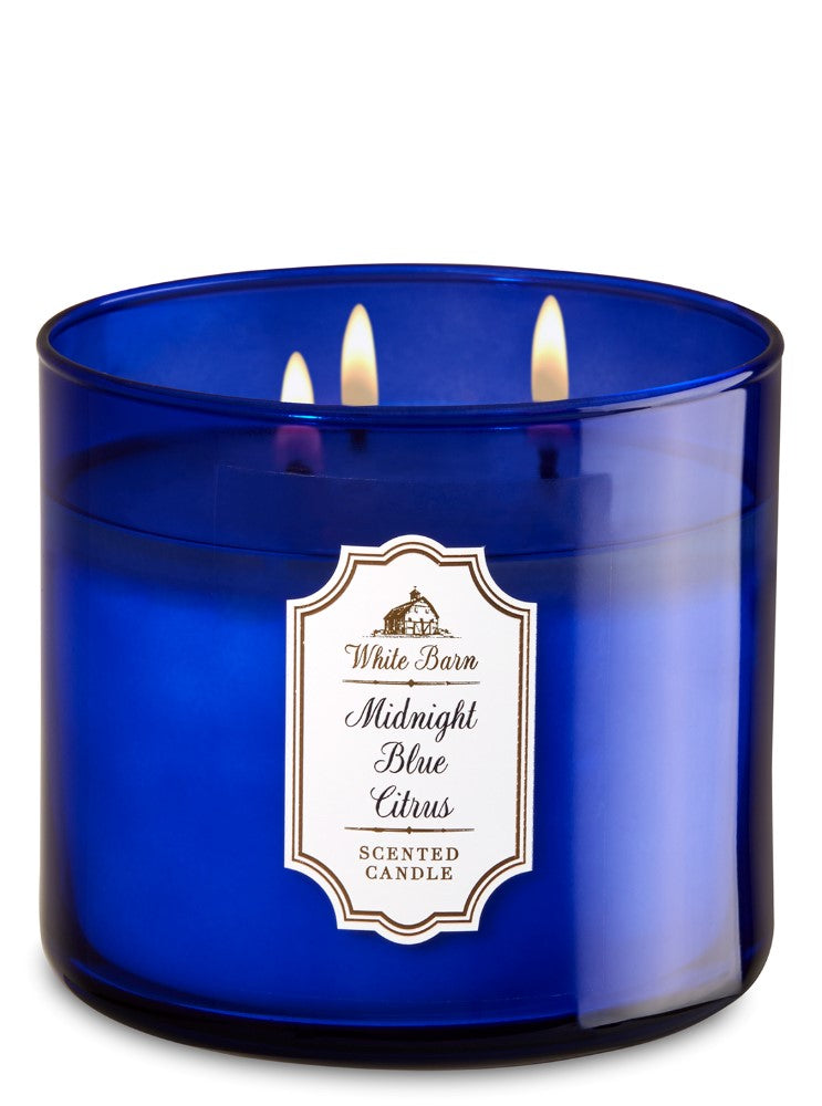 Bath & Body Works 3-Wick Candle - Midnight Blue Citrus