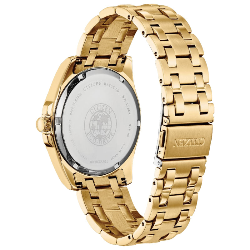 Citizen Mens Corso Eco-Drive Watch - Gold-Tone Stainless Steel Bracelet