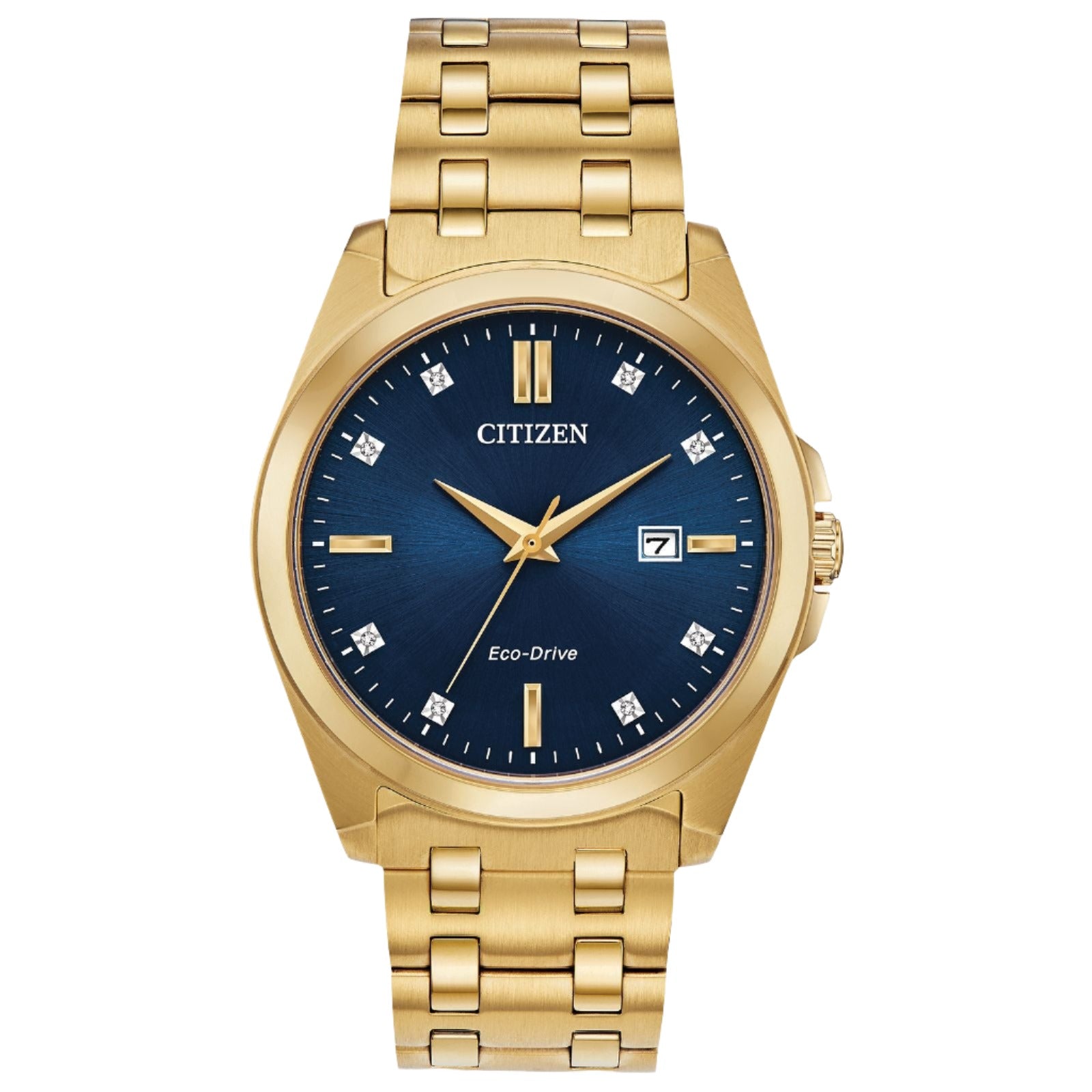 Citizen Mens Corso Eco-Drive Watch - Gold-Tone Stainless Steel Bracelet