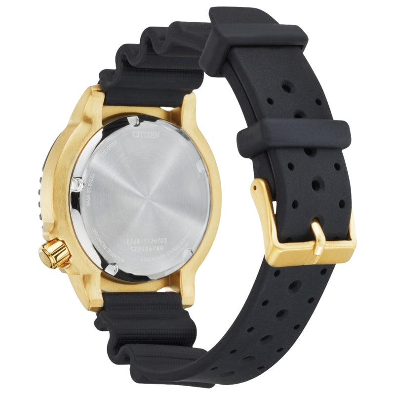 Citizen Mens Promaster Diver Eco-Drive - Black Polyurethane Strap