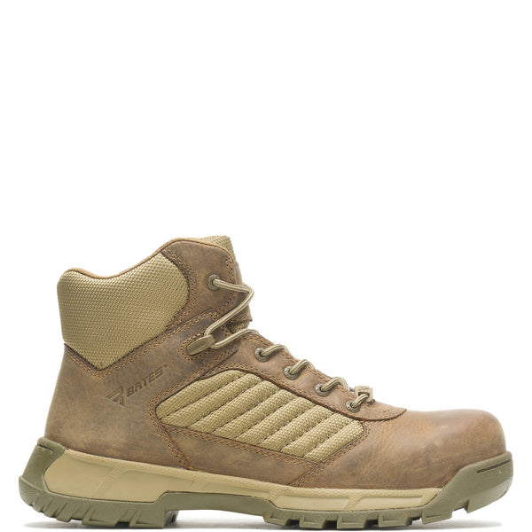 Bates Mens Tactical Sports 2 Mid Zip Comp Toe Boots