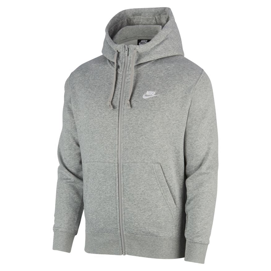 Nike Mens Sportswear Club Full Zip Hoodie Sweatshirt