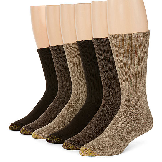 Gold Toe Mens Harrington Crew Sock - 6 Pack ShopCGX Gold Toe Mens Harrington Crew Sock - 6 Pack ShopCGX